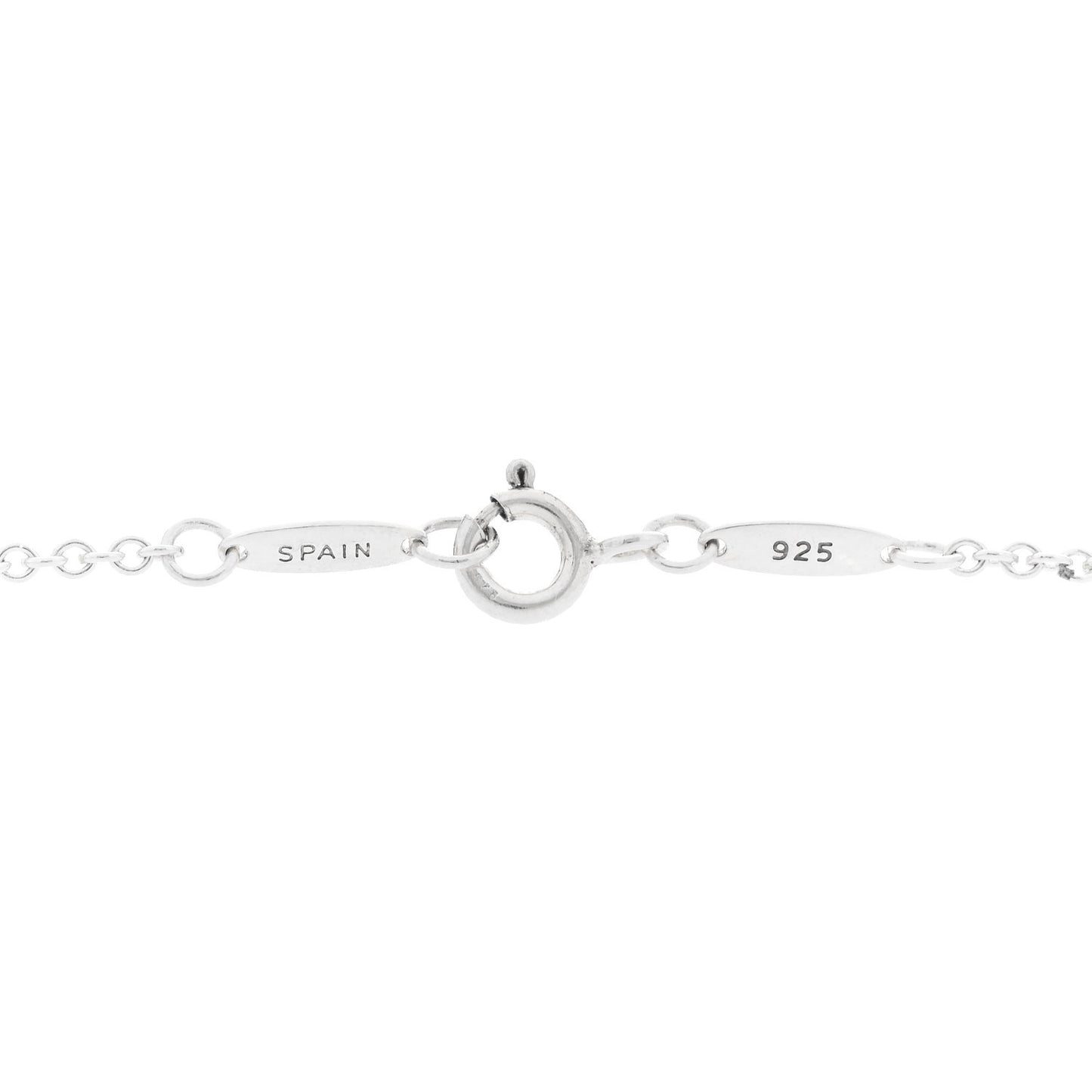 Sterling Silver 27mm Elsa Peretti Open Heart Pendant Necklace