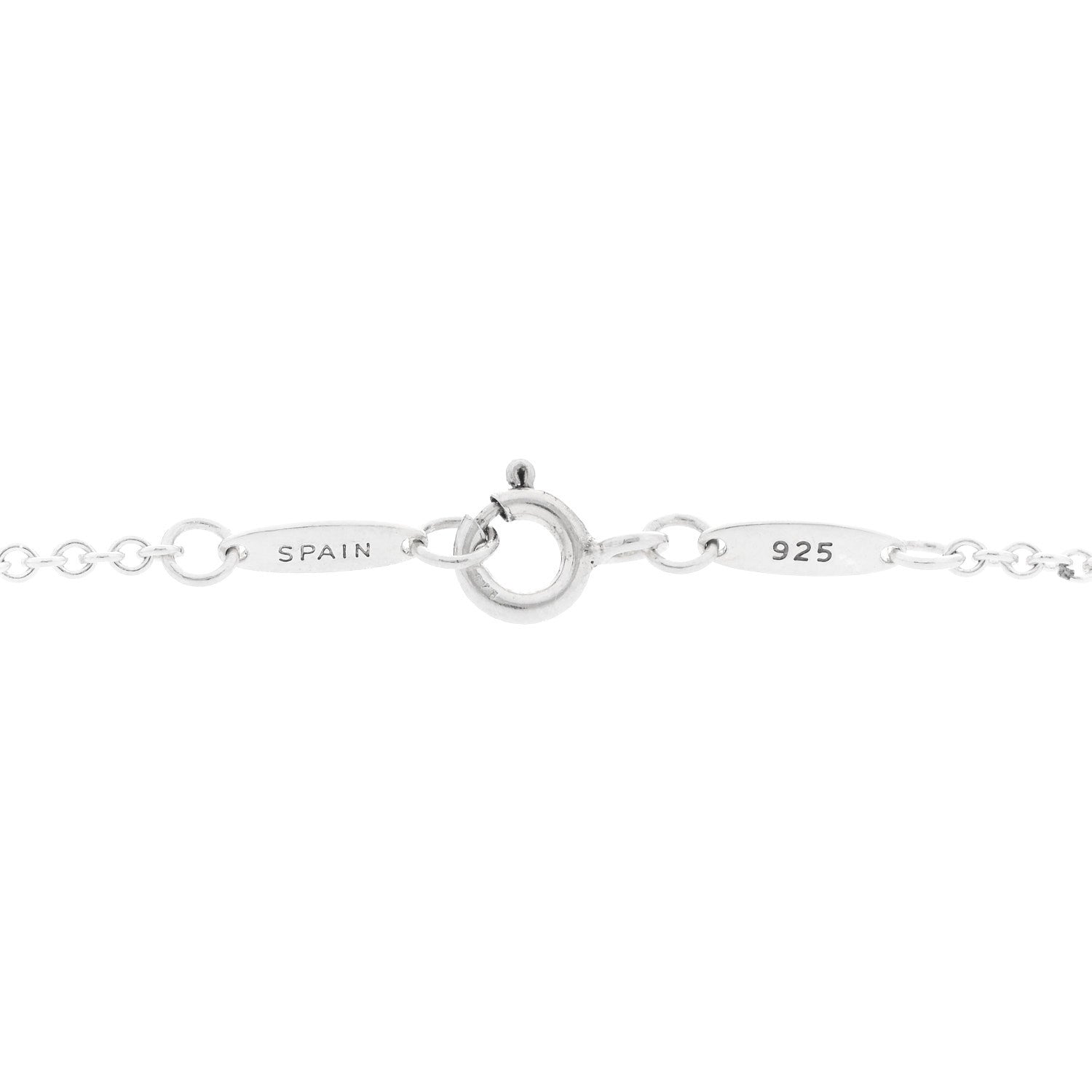 Tiffany Sterling Silver 27mm Elsa Peretti Open Heart Pendant Necklace 5 of 6