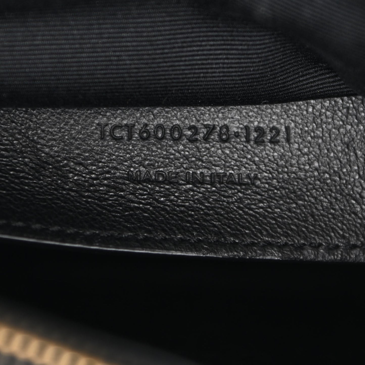 Sheepskin Matelasse Chevron Monogram Large College Satchel Black
