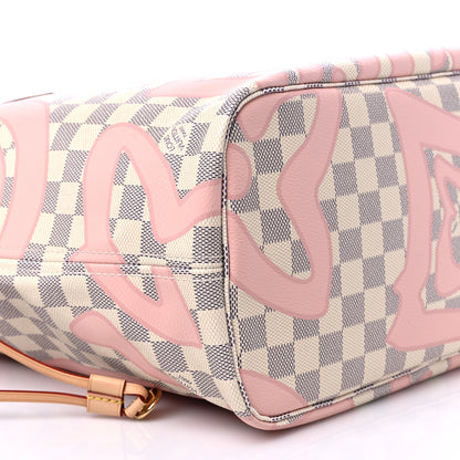 Louis Vuitton Damier Azur Tahitienne Neverfull MM 10 of 13