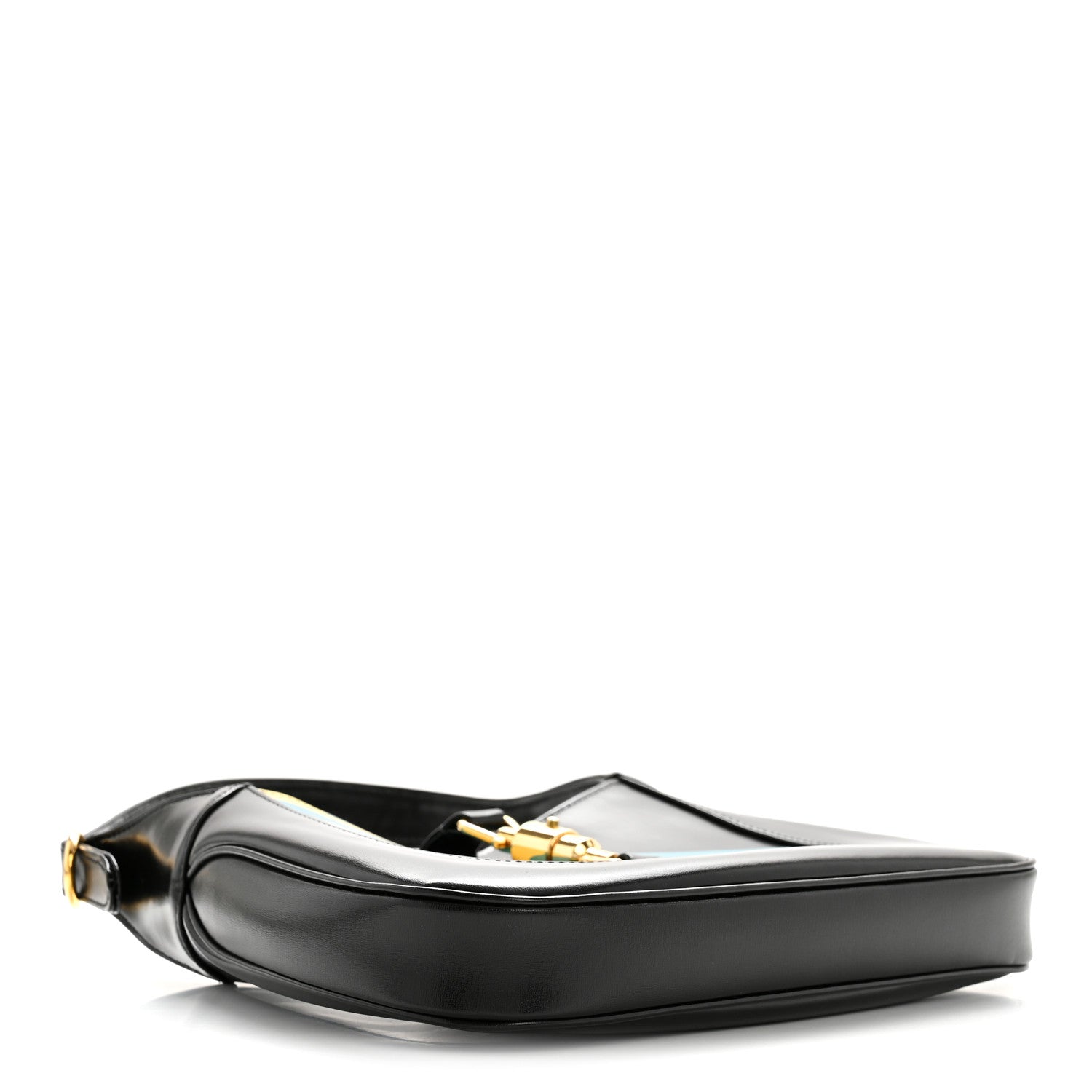 Gucci Boarded Dyana Lux Calfskin Centum Small Jackie 1961 Hobo Black Multicolor 4 of 11