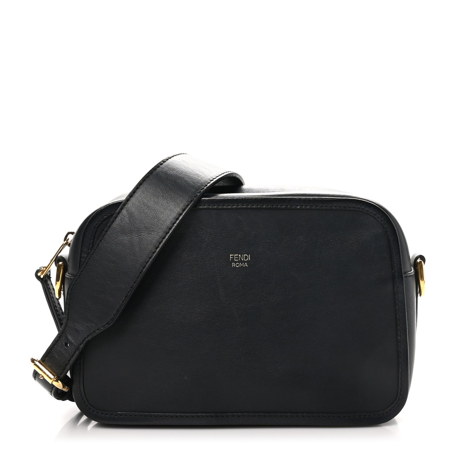 Vitello Century Opaco F is Fendi Camera Case Black