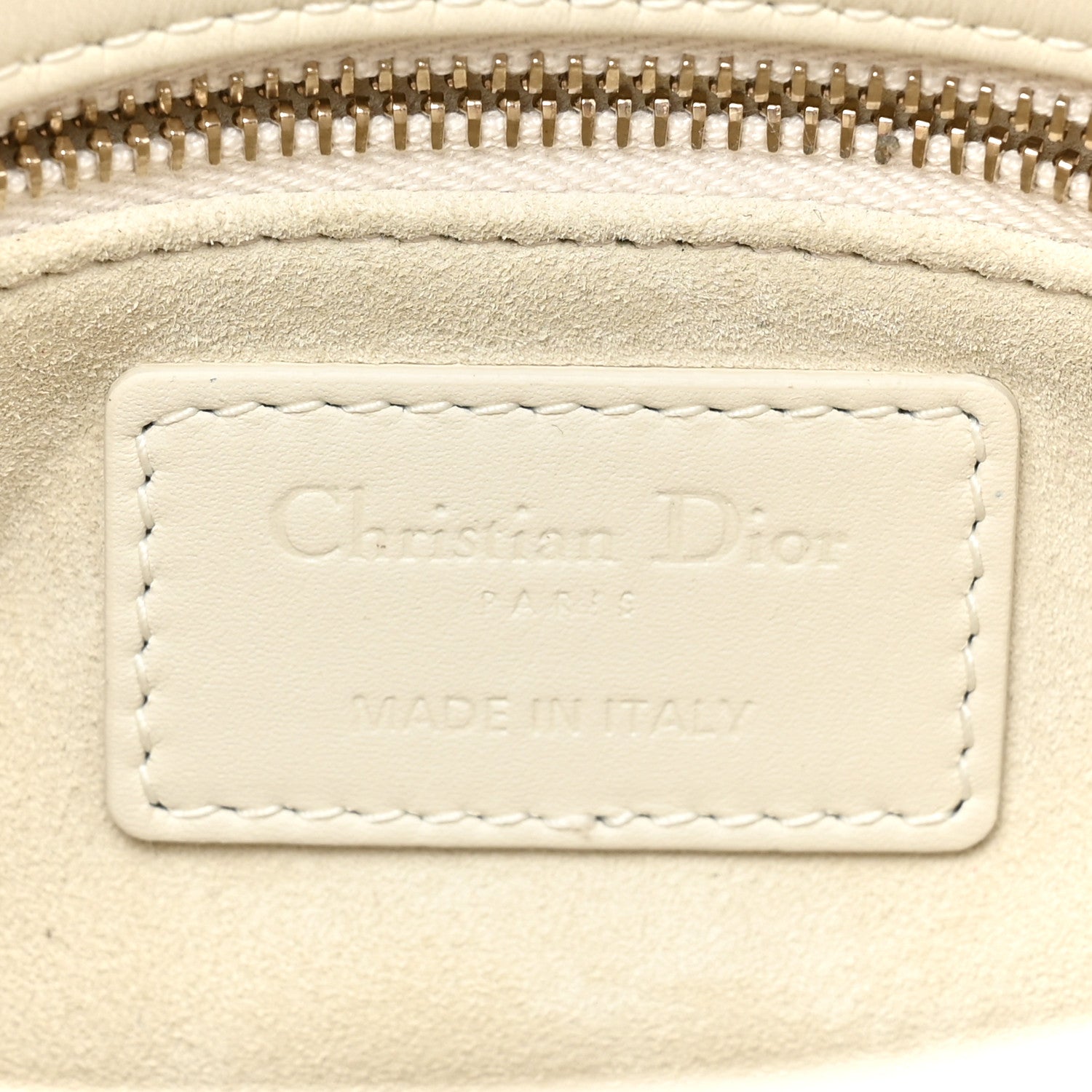 Christian Dior Ultra Matte Calfskin Cannage Mini Lady Dior White 5 of 10