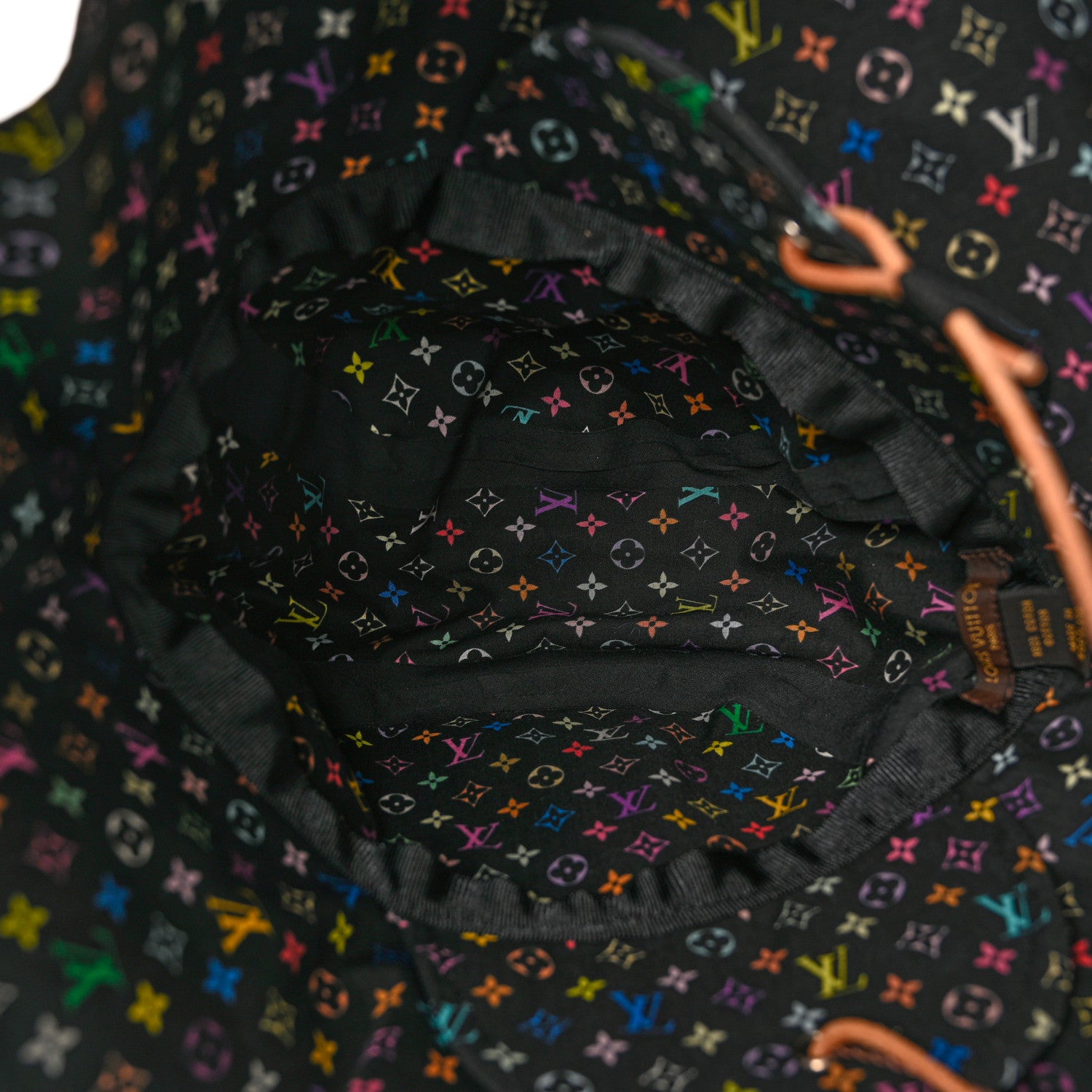 Louis Vuitton Cotton Monogram Multicolor Printed Reversible Hiker Hat Black 11 of 11