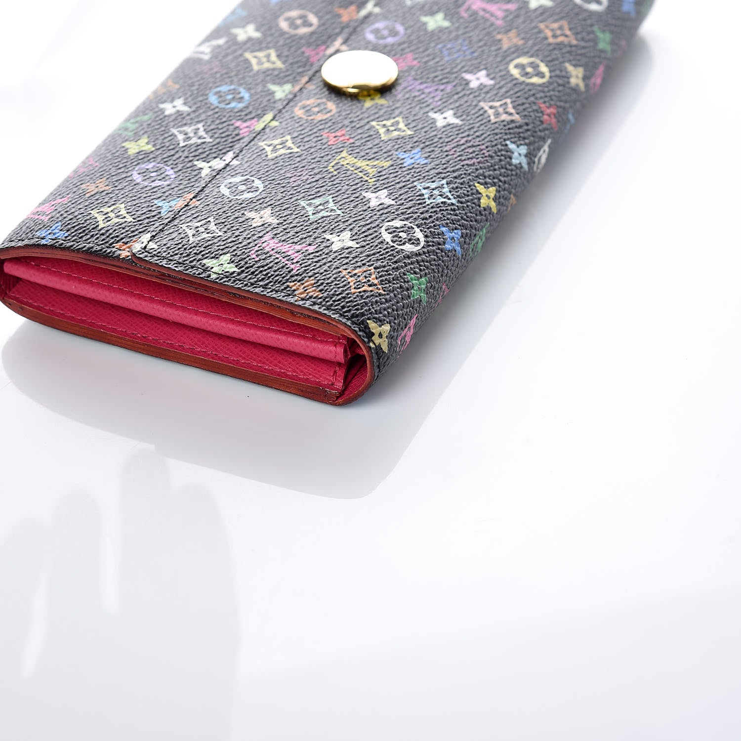 Louis Vuitton Monogram Multicolor Sarah Wallet Black Grenade 8 of 13