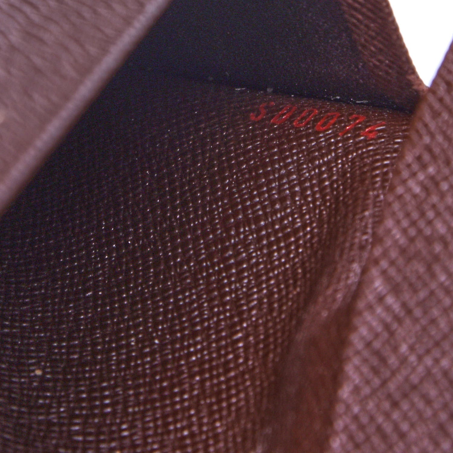 Louis Vuitton Damier Ebene Simple Checkbook Cover Wallet 7 of 7