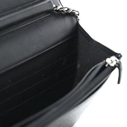 Chanel Caviar Timeless CC Wallet On Chain WOC Black 10 of 10