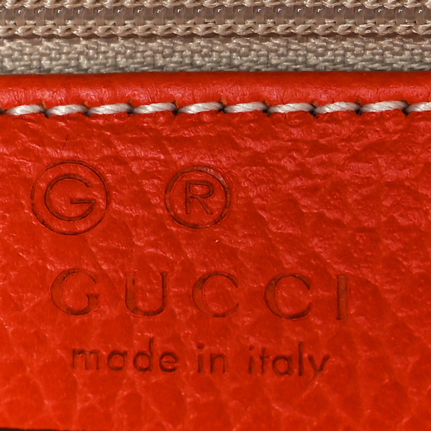 Gucci Dollar Calfskin Interlocking G Shoulder Bag Sun Orange 5 of 12