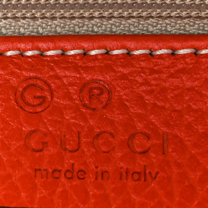 Gucci Dollar Calfskin Interlocking G Shoulder Bag Sun Orange 5 of 12