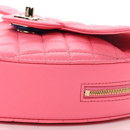 Chanel Lambskin Quilted CC In Love Heart Bag Pink 10 of 11