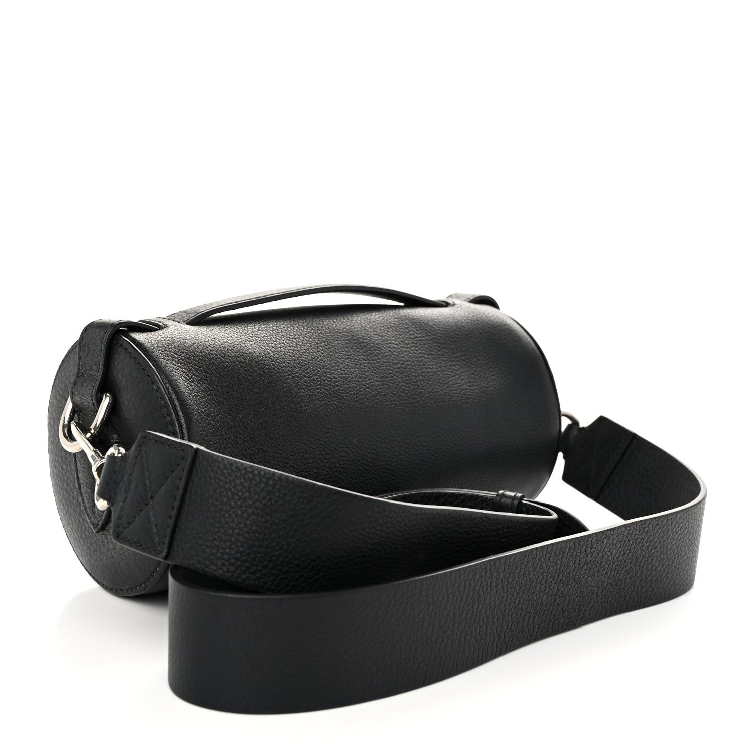 Burberry Calfskin The Barrel Bag Black 3 of 10