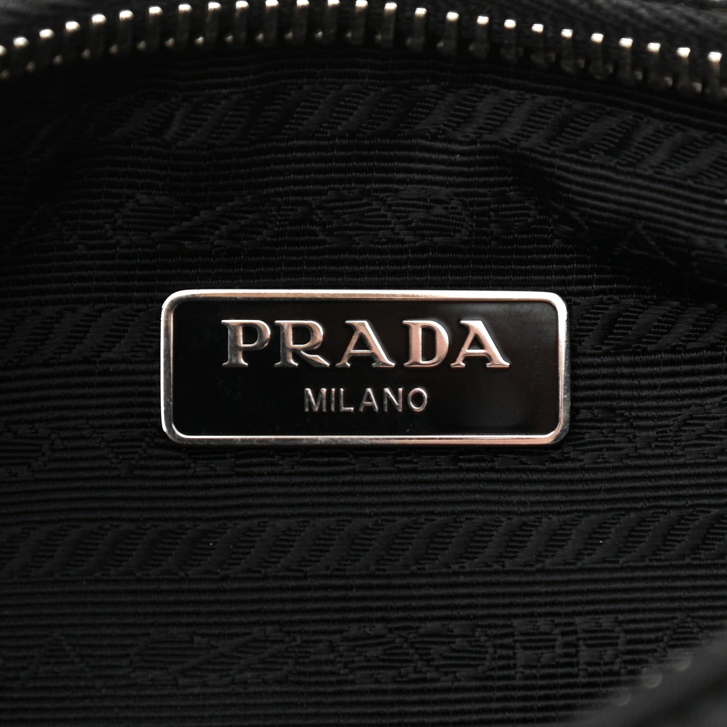 Prada Tessuto Nylon Saffiano Mini Re-Edition 2005 Bag Black 6 of 11