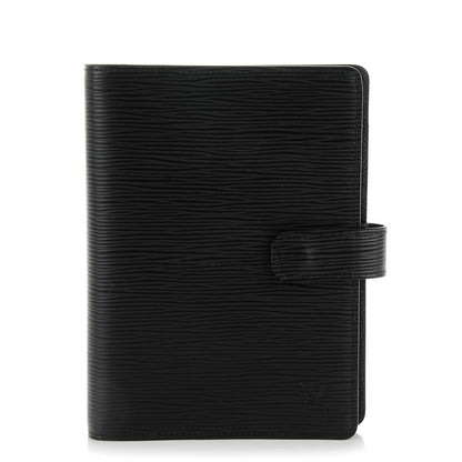 Louis Vuitton Epi Medium Ring Agenda Cover Black 1 of 7