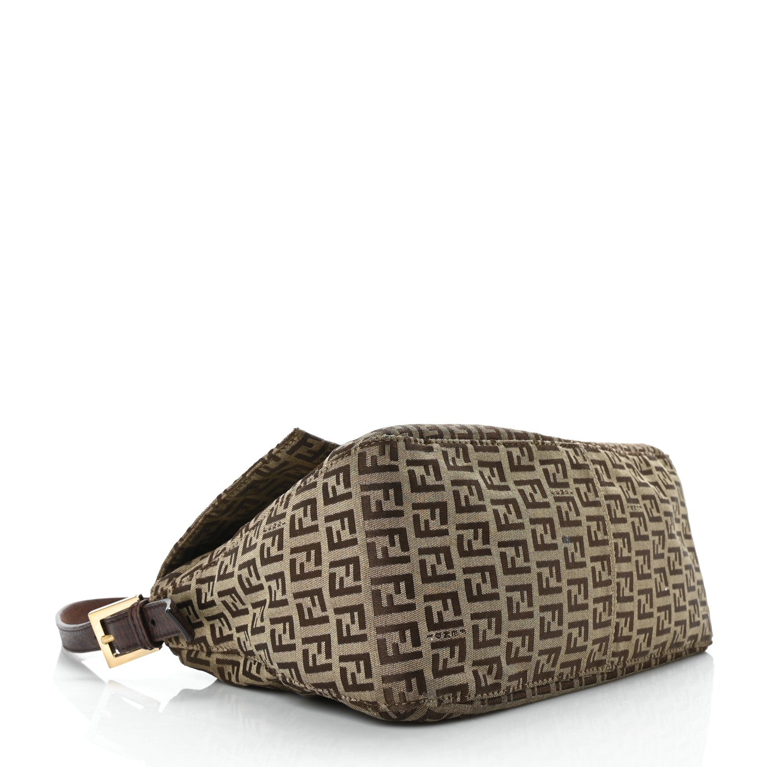 Fendi Zucchino Vitello Mama Baguette Mogano Panna Bruciato 3 of 8