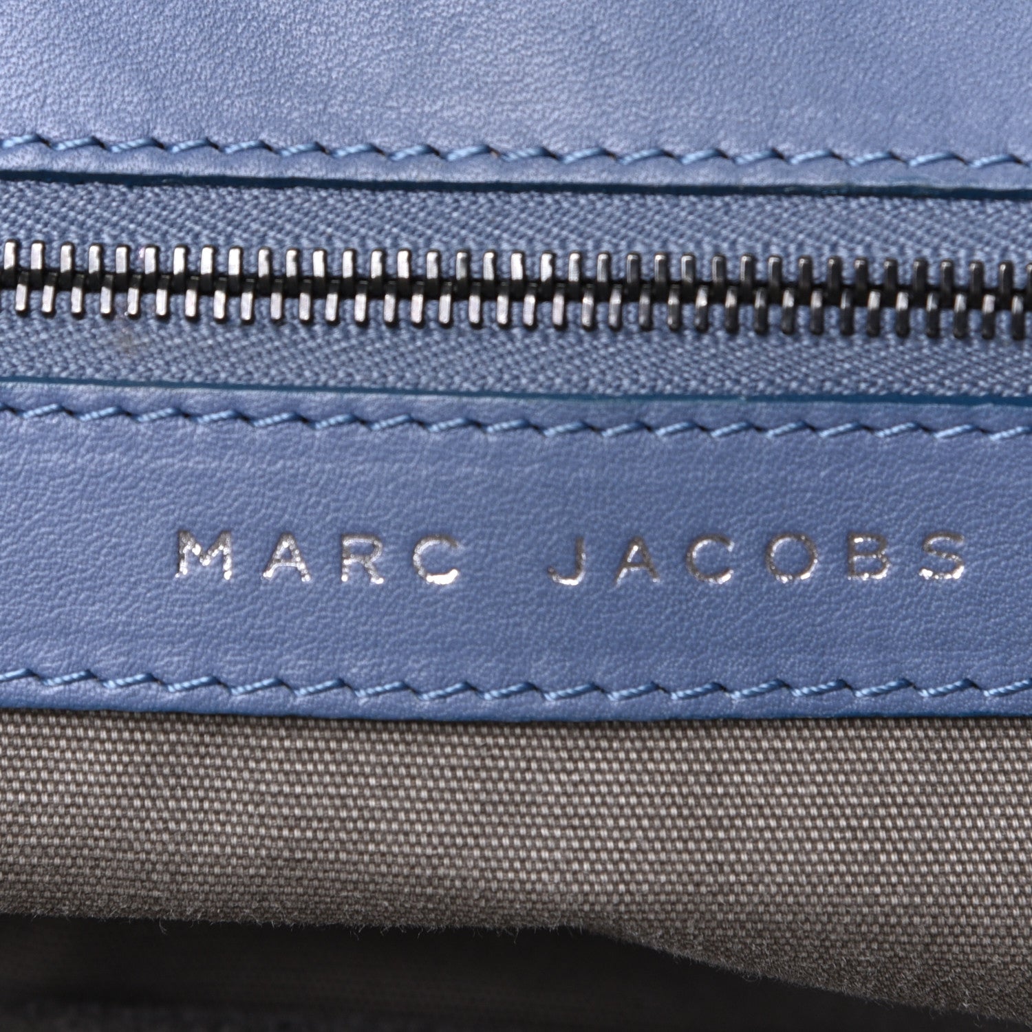 Marc Jacobs Calfskin Snake Print Stam Blue 8 of 22
