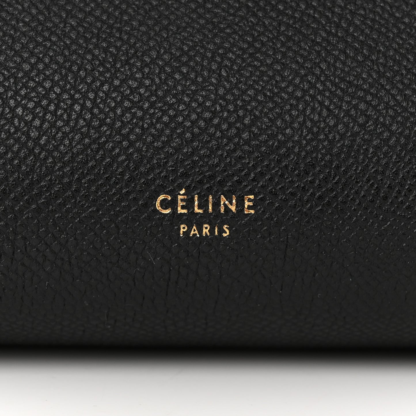 Grained Calfskin Mini Belt Bag Black