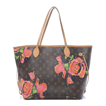 Louis Vuitton Monogram Roses Neverfull MM 1 of 14
