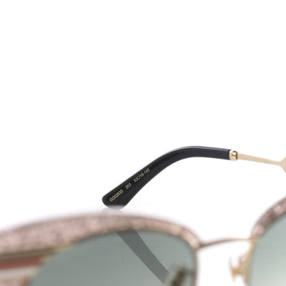 Gucci Glitter Cat Eye Sunglasses GG0283S Beige 6 of 8