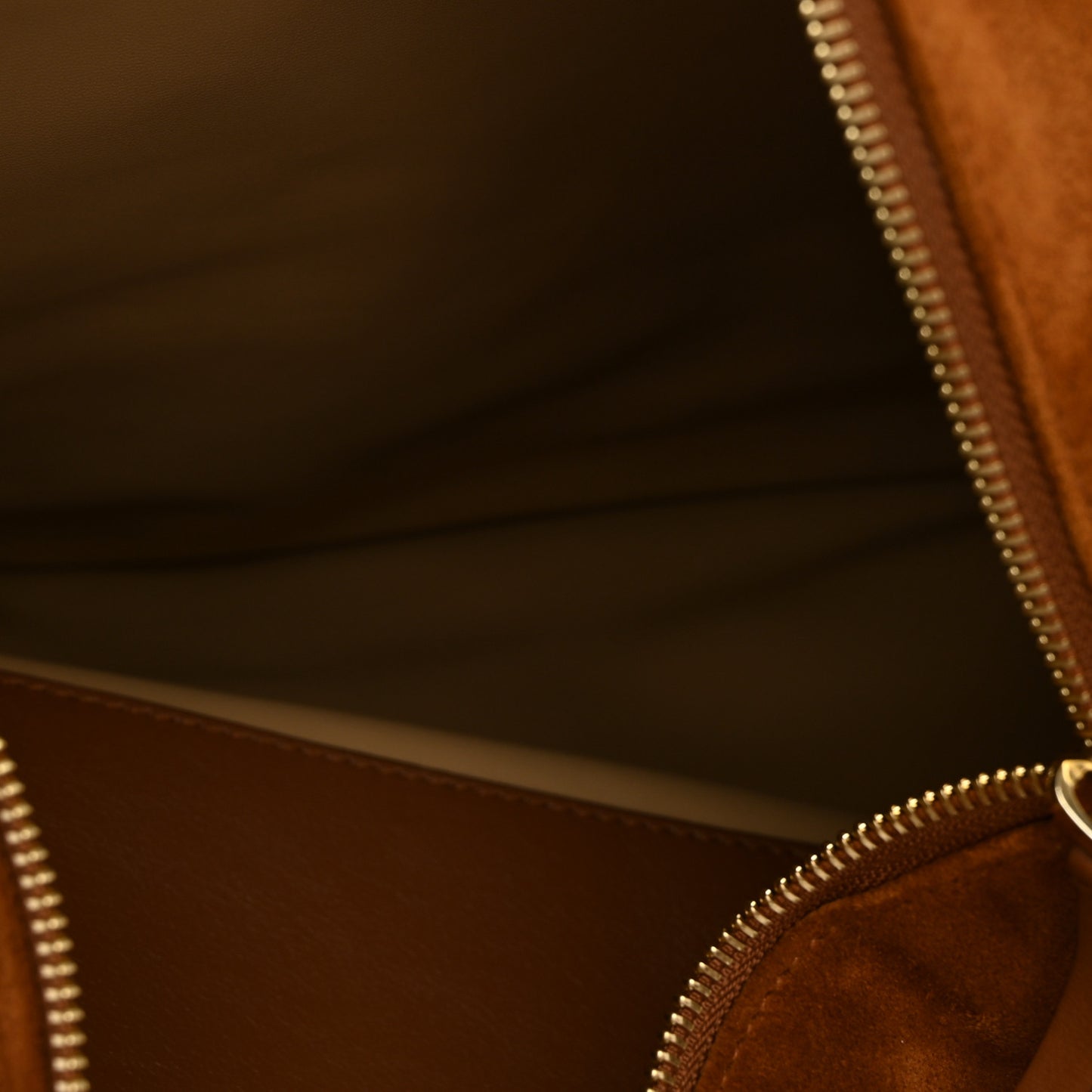 Suede Ana Hobo Bag Tan