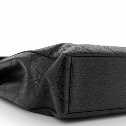 Chanel Caviar Quilted Single Flap Black 10 of 11
