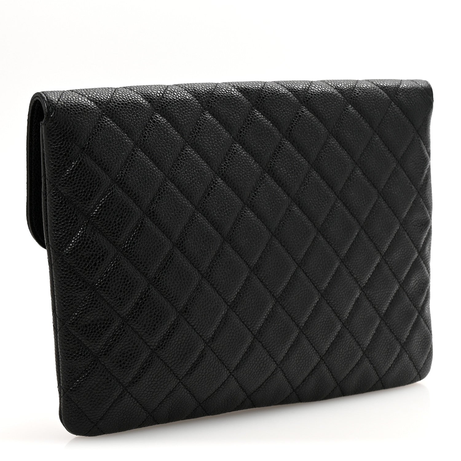 Chanel Caviar Quilted Medium Golden Class Pouch Black 3 of 11