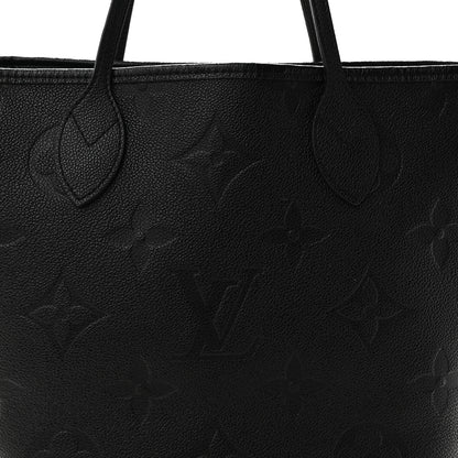 Louis Vuitton Empreinte Monogram Giant Neverfull MM Black 8 of 10