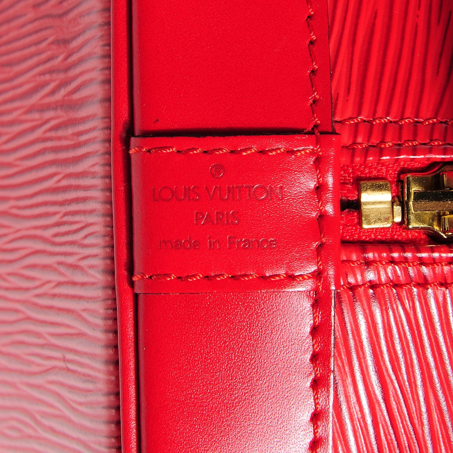 Louis Vuitton Epi Alma PM Rouge 7 of 7
