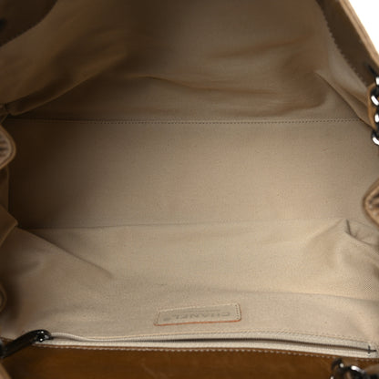 Chanel Lambskin Lax Accordion Flap Brown 5 of 9