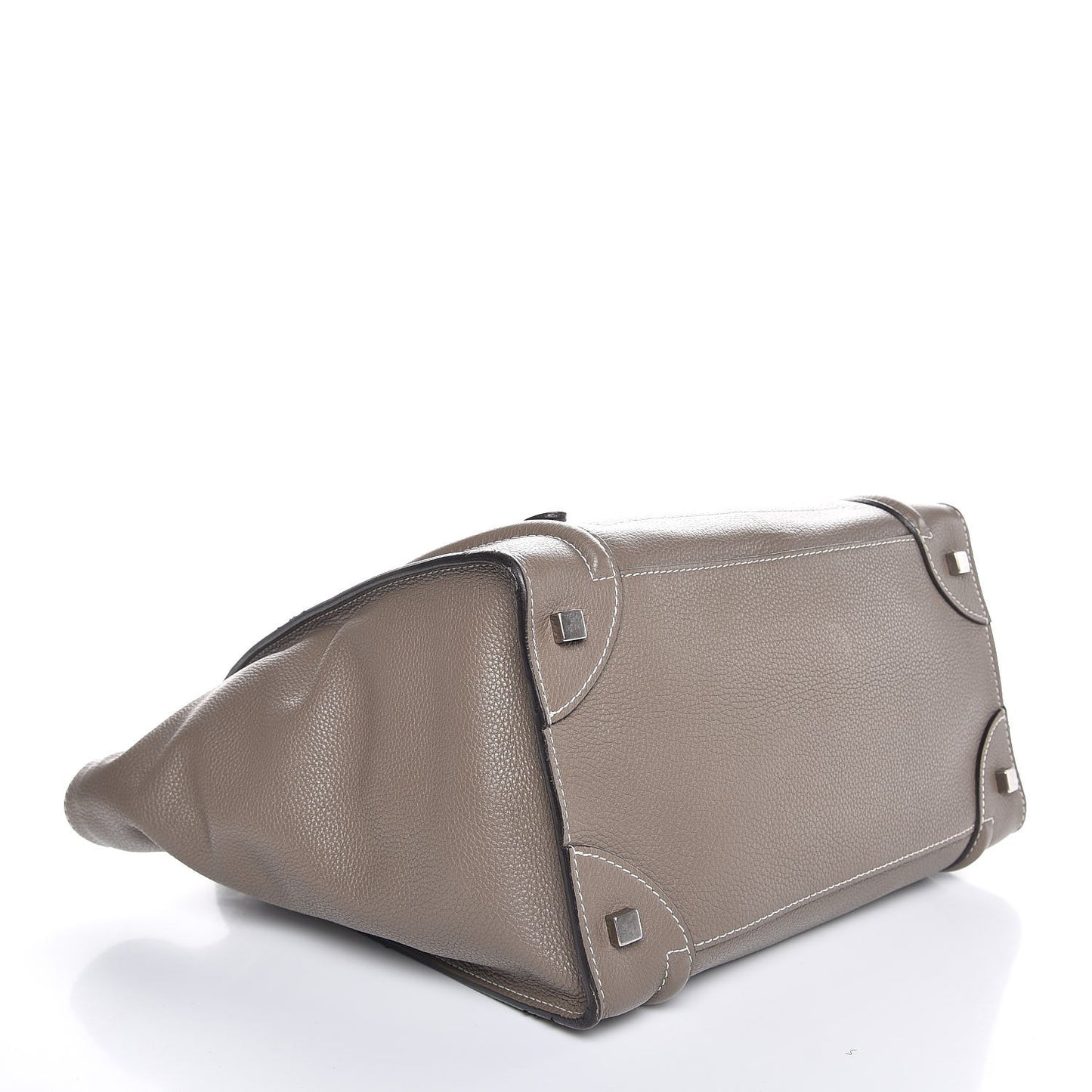 Drummed Calfskin Mini Luggage Souris