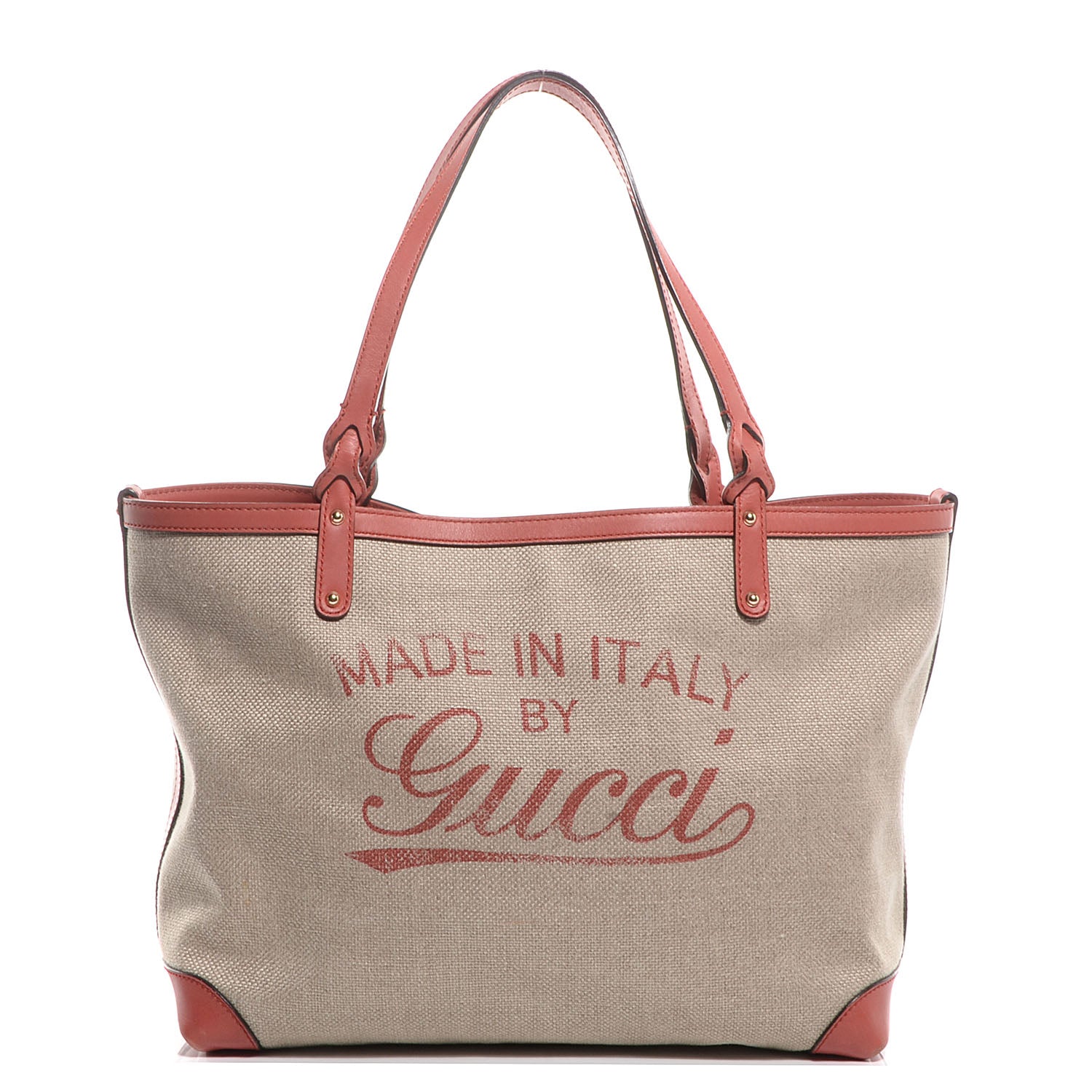 Gucci Linen Canvas Medium Craft Logo Tote 3 of 10