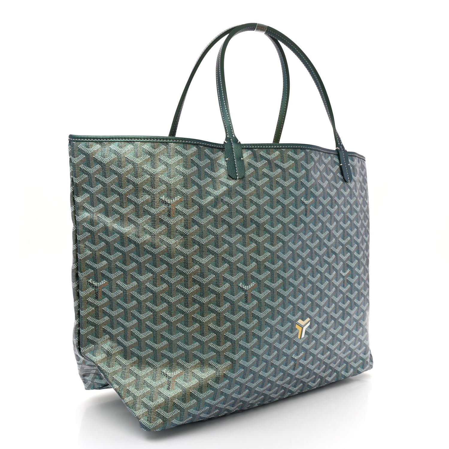Goyard Iridescent Goyardine Saint Louis GM Pearly Green 4 of 11
