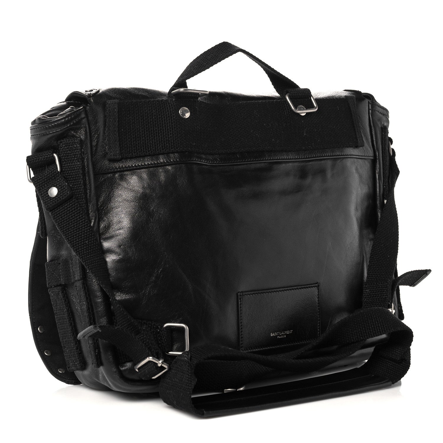 Saint Laurent Lambskin Shoulder Bag Black 3 of 9