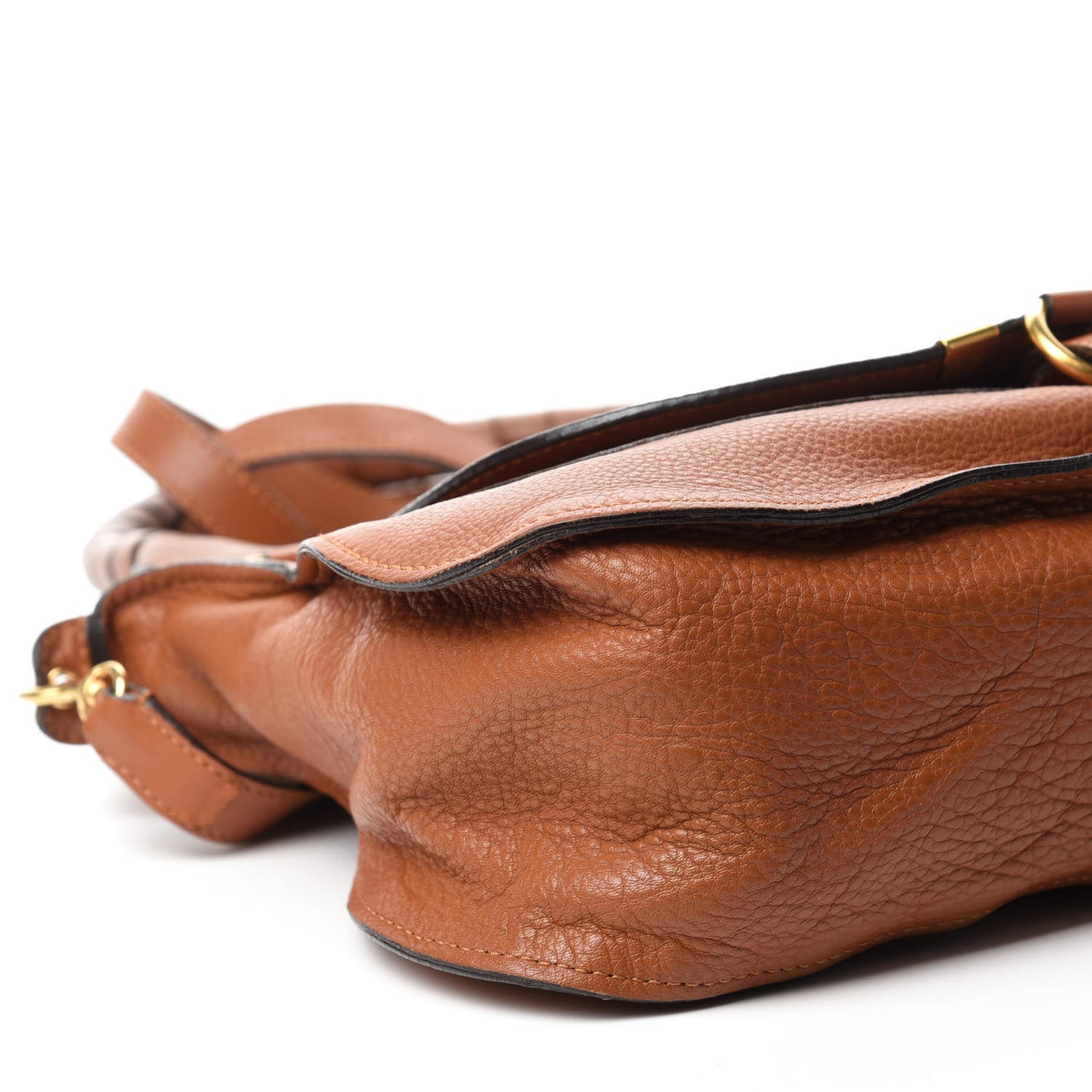 Calfskin Medium Marcie Satchel Tan
