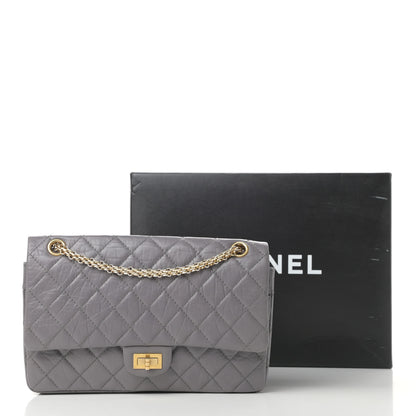 Chanel Aged Calfskin Quilted 2.55 Reissue 226 Flap Grey 18 of 18