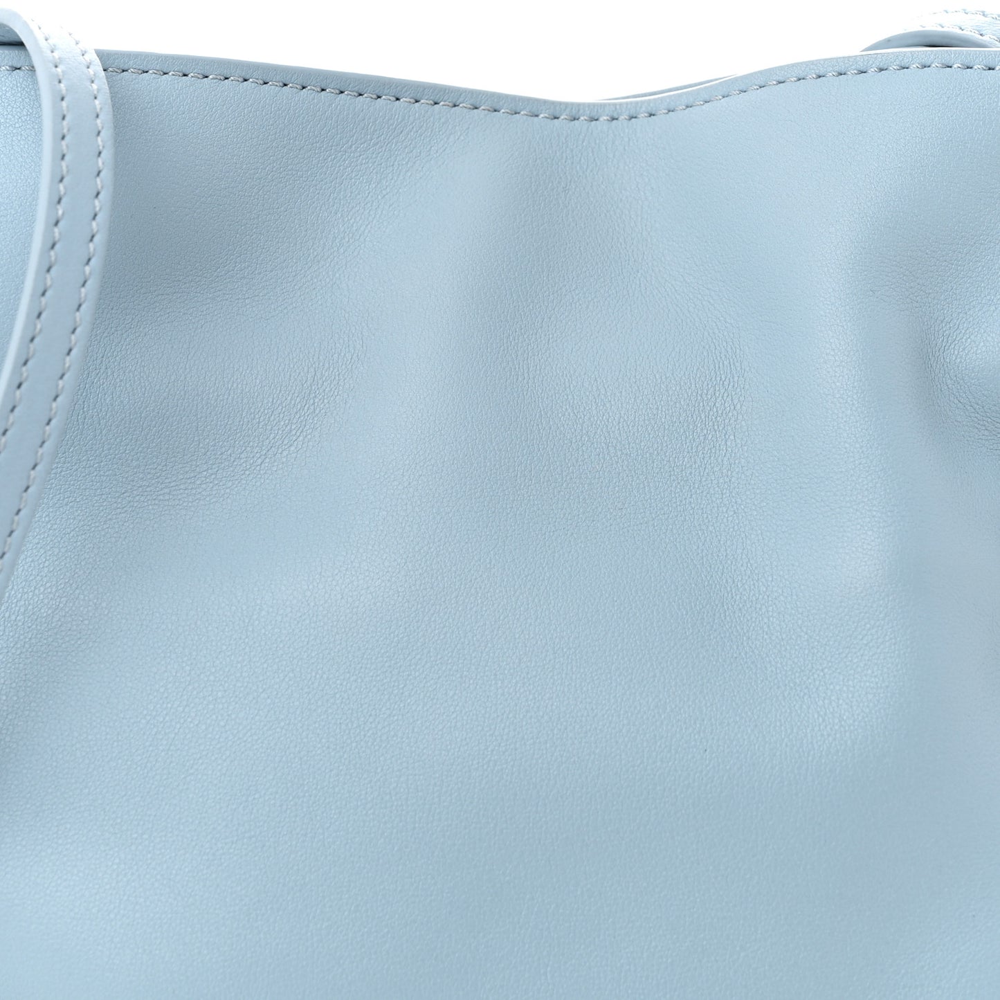 Nappa Mini Flamenco Knot Bag Dusty Blue