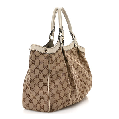 Gucci Monogram Medium Sukey Tote Off White 2 of 14