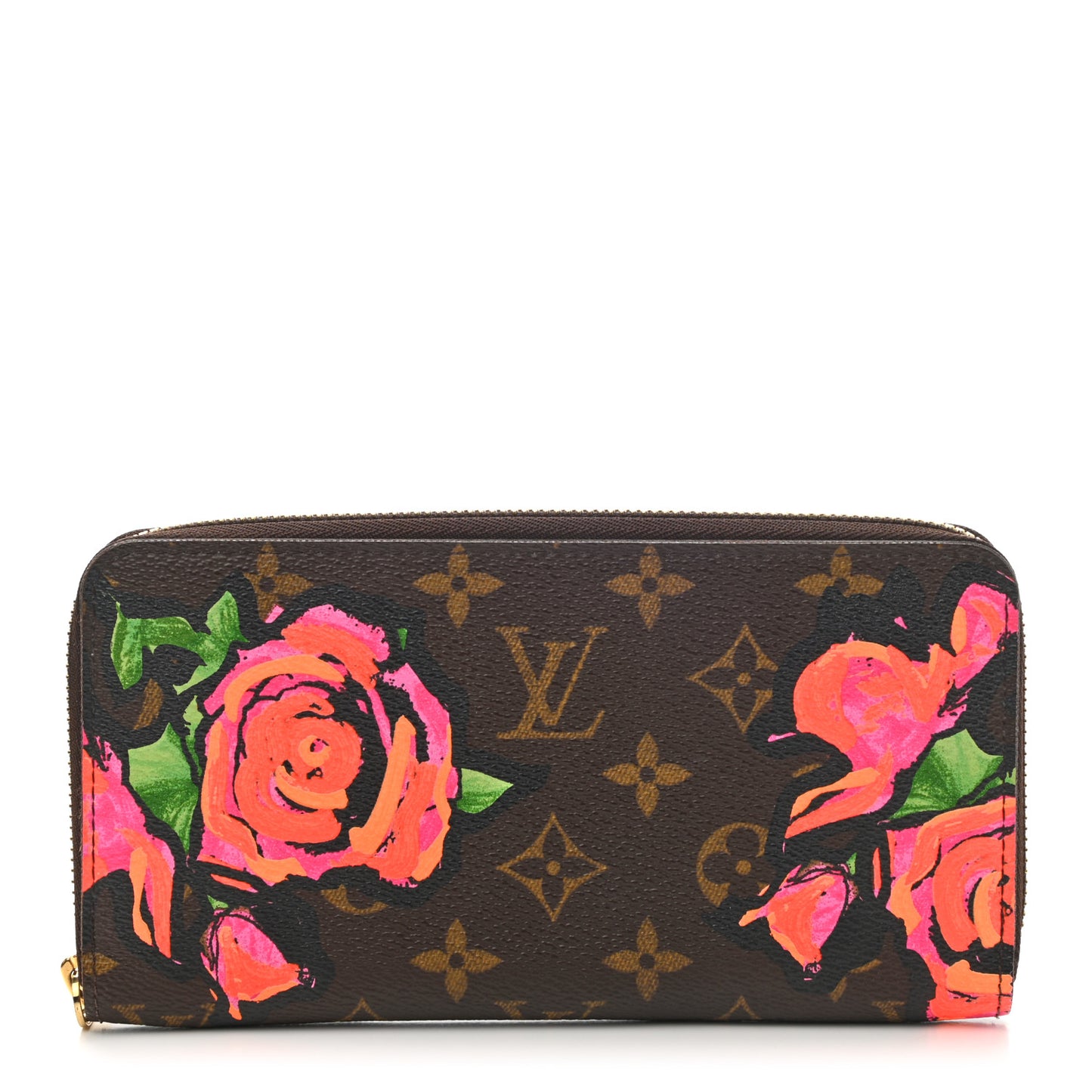Monogram Roses Zippy Wallet