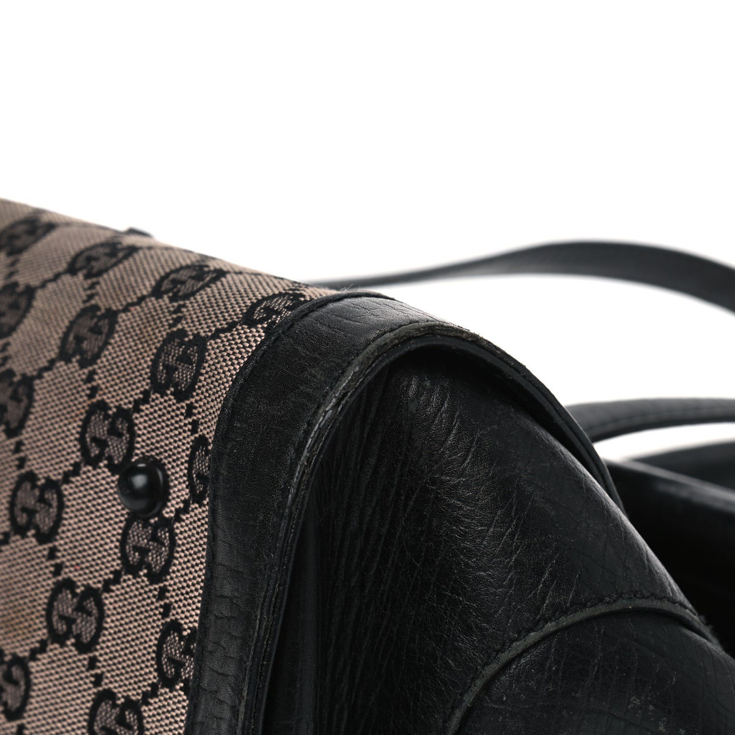 Monogram Bamboo Bullet Handbag Black