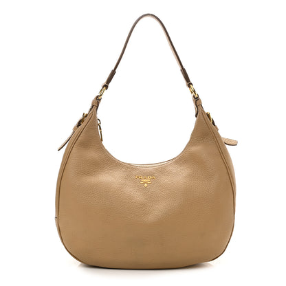 Prada Vitello Daino Hobo Sughero 1 of 10