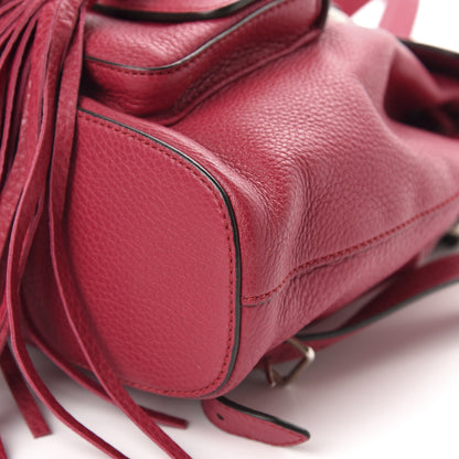 Gucci Cellarius Calfskin Small Bamboo Backpack Petunia 6 of 9