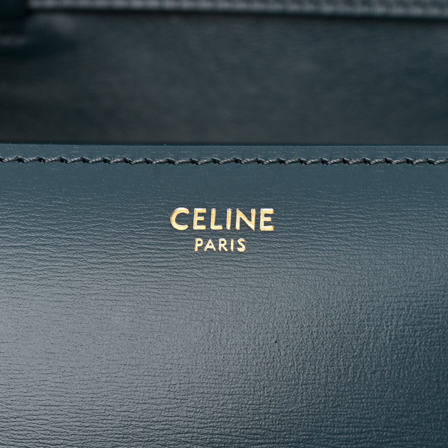 Celine Box Calfskin Small Classic Box Flap Bag Petrol 6 of 11