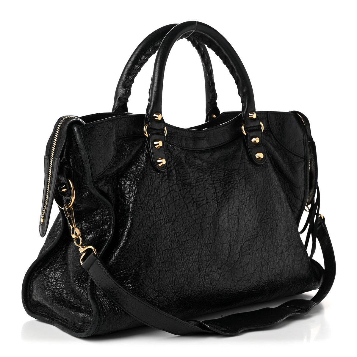 Balenciaga Agneau Classic Gold Hardware City Black 4 of 12