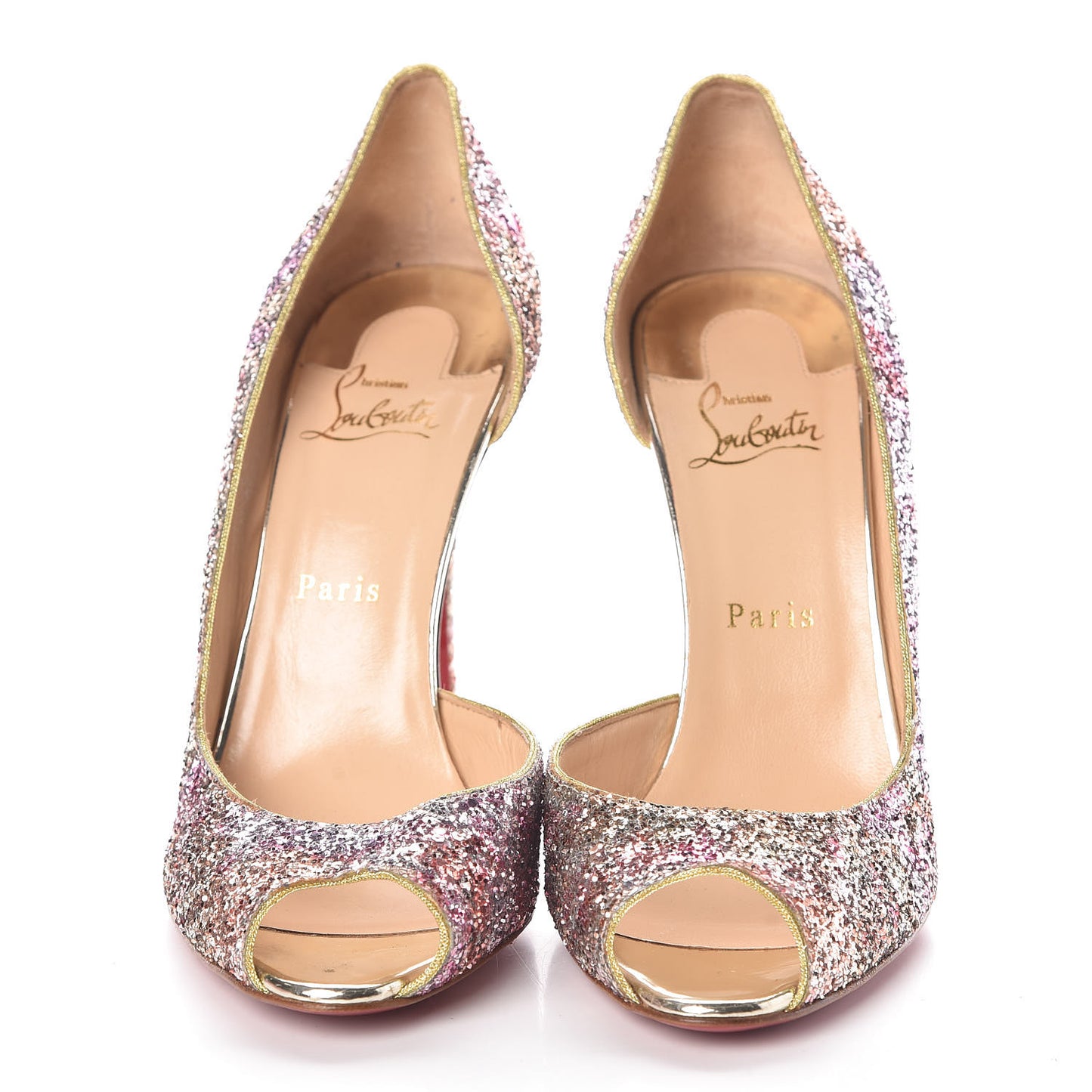 Glitter Demi You 100 Pumps 41.5 Rosette Gold