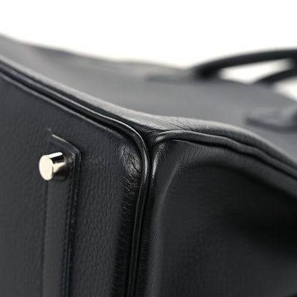 Hermes Taurillon Clemence Birkin 35 Black 12 of 13