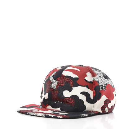 Louis Vuitton Canvas Patchwork Waves Removable Mask Baseball Hat Black Red White 7 of 10