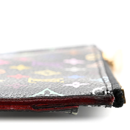 Louis Vuitton Monogram Multicolor Key Pouch Black Grenade 9 of 9