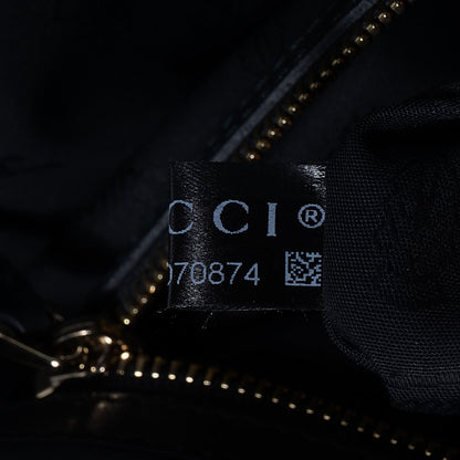 Gucci Leather Medium Bridle Tote Black 9 of 9