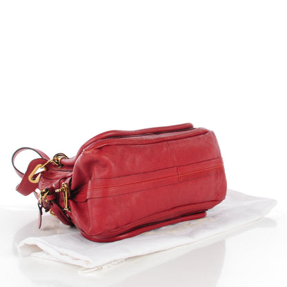 Chloe Calfskin Medium Paraty Red 4 of 8