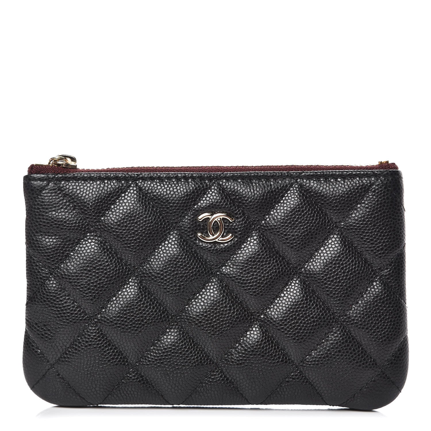 Chanel Caviar Quilted Small Cosmetic Case Black 1 of 9