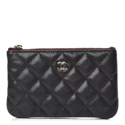 Chanel Caviar Quilted Small Cosmetic Case Black 1 of 9